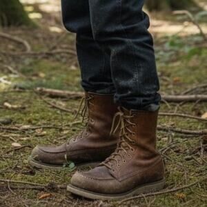 VTG "Red Wing" Leather Work Boots SZ 9D (42) Irish Setter USA  Woodsman Outdoor